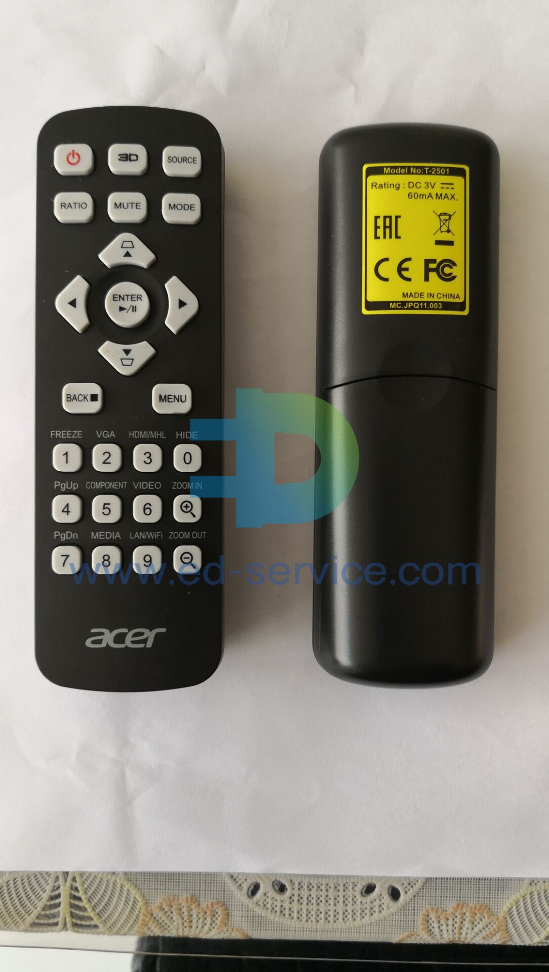 projector remote control for laser projector AS610I PL1220 PL1320W PL1325W 